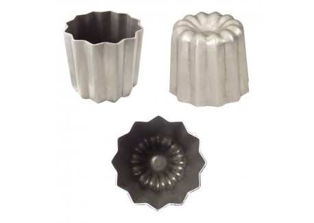 Canelé Bakvorm Antikleef Aluminium