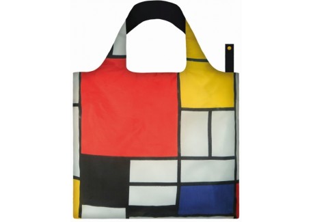 Sac Réutilisable Pliable Museum Collection Mondrian Composition de Rou