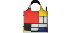 Sac Réutilisable Pliable Museum Collection Mondrian Composition de Rou