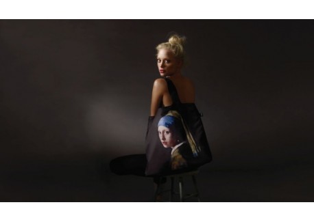 Opvouwbare Herbruikbare Tas Vermeer Girl with a Pearl Earring