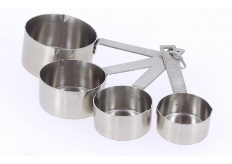 Lot de 4 Mesureurs Inox