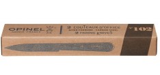 Officemes N°102 Carbon Lemmet Beukenhout Handvat 2 dlg