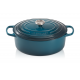 Cocotte Fonte Signature Ovale 4,7 L Bleu Deep Teal (29 cm)