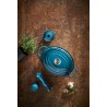 Zie dia Signature Ovale Gietijzeren Stoofpot 4,7 L Blauw Deep Teal (29 cm)