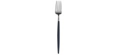 Goa Bestekset 24 dlg Mat Staal Blauw Heft + Bestekkoffer