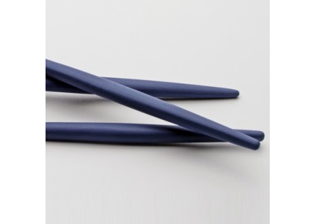 Goa Bestekset 24 dlg Mat Staal Blauw Heft + Bestekkoffer