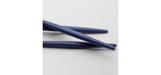 Goa Set Couverts 24 pcs Brossé Manche Bleu + Coffret en Bois