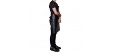 Amazing Aprons Classics Keukenschort Leer Zwart