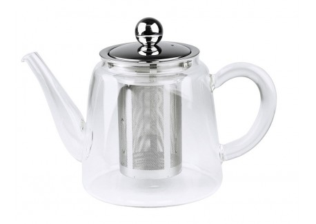Jasmin Théière en Verre avec Filtre Inox 0,8 L