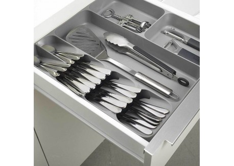 Drawerstore Range Couverts et Ustensiles Gris Anthracite