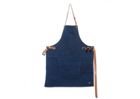 BBQ Canvas Tablier Bleu Dark Blue