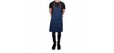 BBQ Canvas Keukenschort Blauw Dark Blue