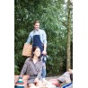 Zie dia BBQ Canvas Keukenschort Blauw Dark Blue