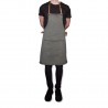 Zie dia BBQ Canvas Keukenschort Grijs-Groen Grey-Green
