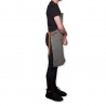Zie dia BBQ Canvas Keukenschort Grijs-Groen Grey-Green