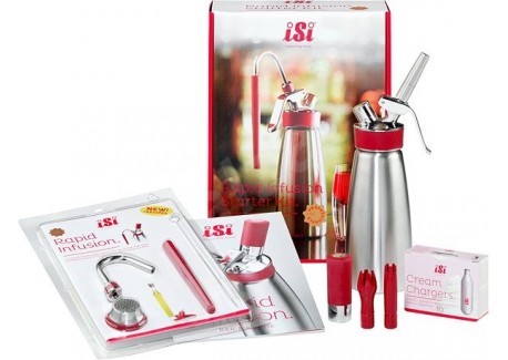 Sifon Pack Slagroomsiphon 50 cl Gourmet Whip Plus + Rapid Infusion Sta