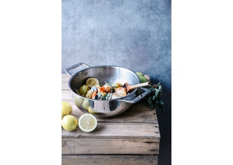 Castel'pro 5 Les Minis Casserole en Inox Brillant 12 cm avec Couvercle