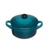 Zie dia Rond Mini Stoofpotje 25 cl Deep Teal Blauw (10 cm)