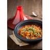 Zie dia Tajine 31 cm Kersenrood
