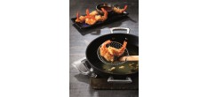 Les Forgées Antikleef Gesmeed Aluminium Wokpan 28 cm