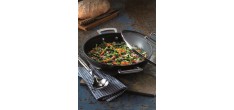 Les Forgées Antikleef Gesmeed Aluminium Wokpan 28 cm