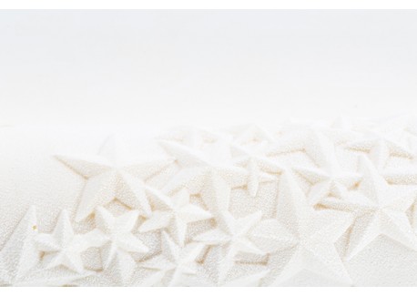 Stijve mal + 3D Siliconenblad  Starlight Log