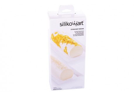Stijve mal + 3D Siliconenblad  Starlight Log