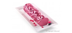 Moule Rigide + Feuille en Silicone 3D Bûche Diamant
