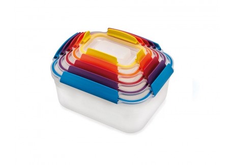 Nest Storage 5 Afsluitbare Vershoudbakjes