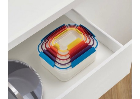 Nest Storage 5 Afsluitbare Vershoudbakjes