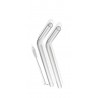 Voir la slide Pailles Réutilisables en Verre Transparent 4 pcs + Goupillon