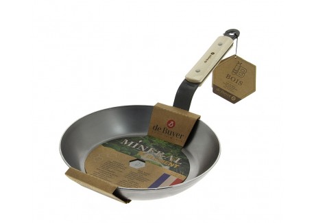 Houten Mineral B Stalen Koekenpan 26 cm