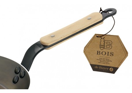 Houten Mineral B Stalen Koekenpan 28 cm