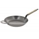 Houten Mineral B Stalen Koekenpan 32 cm met 2 Handles