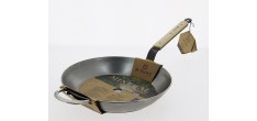 Mineral B Bois Poêle en Acier 32 cm avec Anse