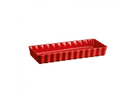 Rechthoekige Taartvorm 15x36,5 cm Rood Grand Cru