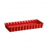 Voir la slide Plat à Tarte Rectangulaire 15x36,5 cm Rouge Grand Cru 