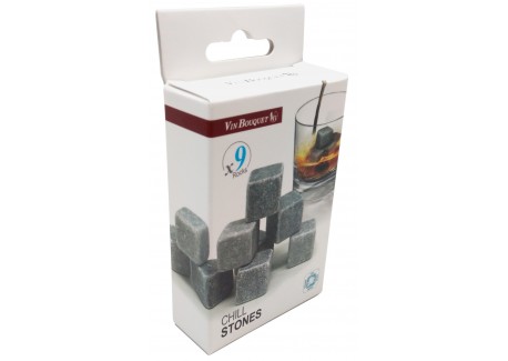 Chill Stones Pierre à Whisky 9 pcs