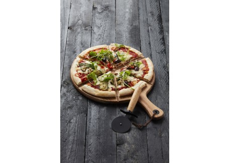 Set Pizzames + Acaciahout Serveerplank
