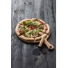 Zie dia Set Pizzames + Acaciahout Serveerplank
