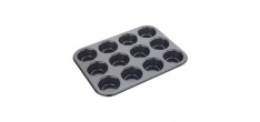 Moule 12 Muffins Acier Anti-adhésif sans PFAS