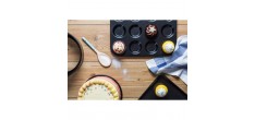 Moule 12 Muffins Acier Anti-adhésif sans PFAS