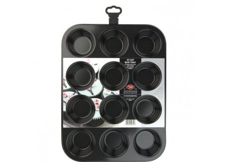 Moule 12 Muffins Acier Anti-adhésif sans PFAS