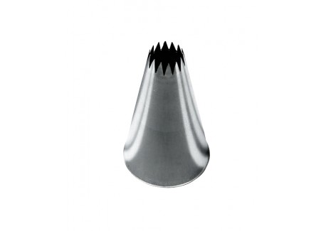 Douille Pâtisserie Couronne 16 mm Inox