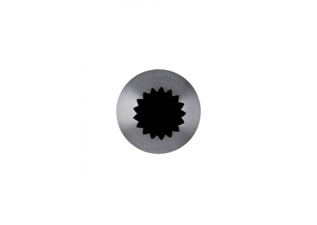 Douille Pâtisserie Couronne 16 mm Inox