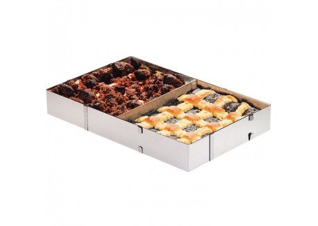 Cadre à Tarte Extensible Inox