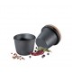 Mortier et pilon en Fonte Noir