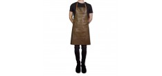 Vintage BBQ Aprons Keukenschort Leer Bruin