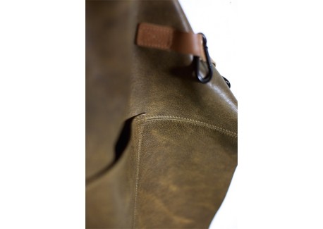Vintage BBQ Aprons Keukenschort Leer Bruin