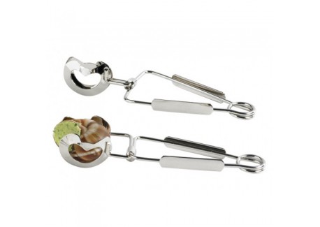 Set de 2 Pinces à Escargot Inox